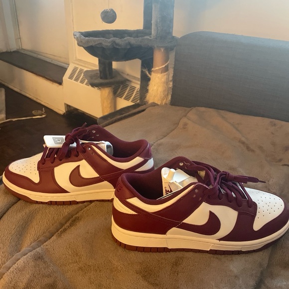 Sail/dark beetroot cachemere women Nike dunk low - Picture 3 of 7